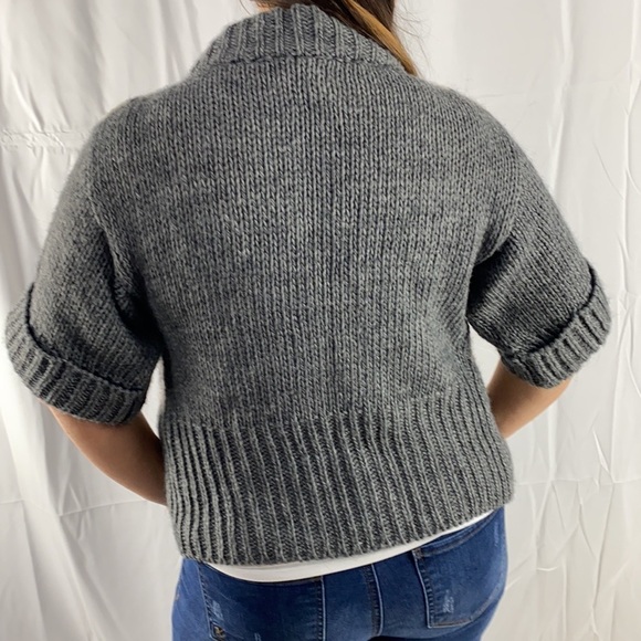 Elsamanda made in Italy alpaca and wool blend fisherman sweater size S - Picture 3 of 5